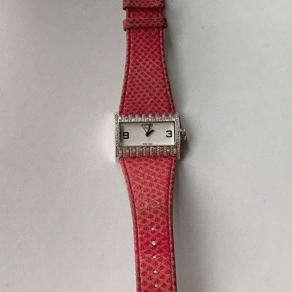 Pippo Perez Diamond watch pink leather women’s main image 13